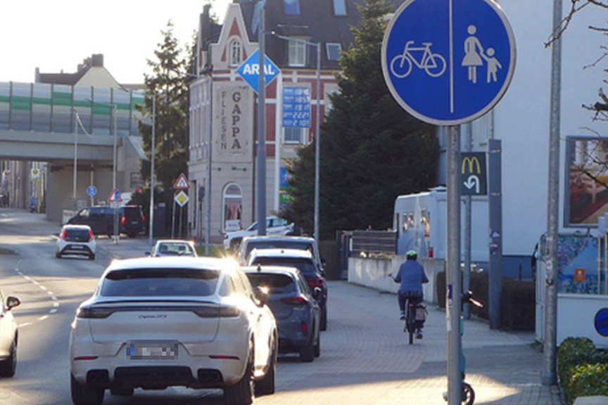 Stellungnahme zur Verlängerung der AGFS Mitgliedschaft Geduldetes Parken an der Kaiserstraße